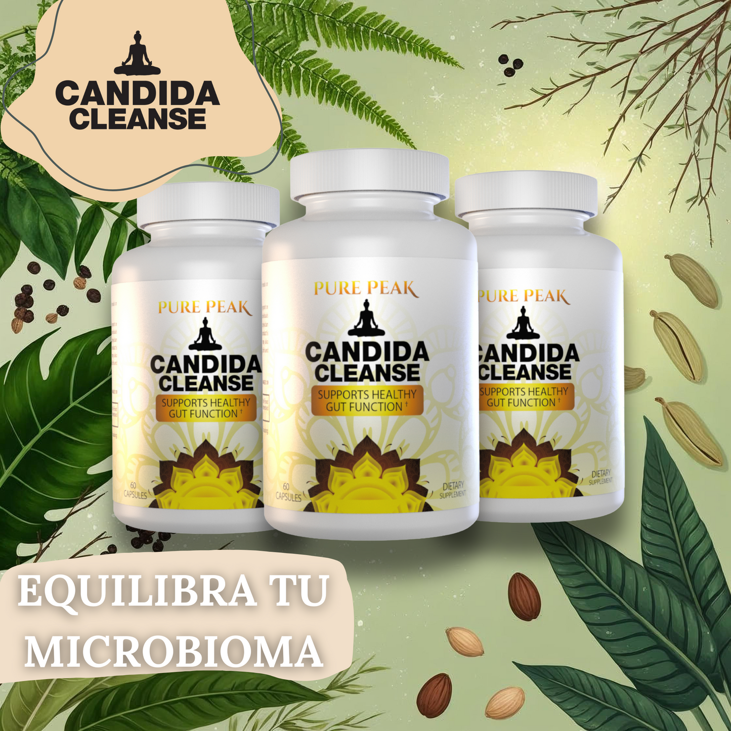 Candida Cleanse: Dieta + Antifúngicos