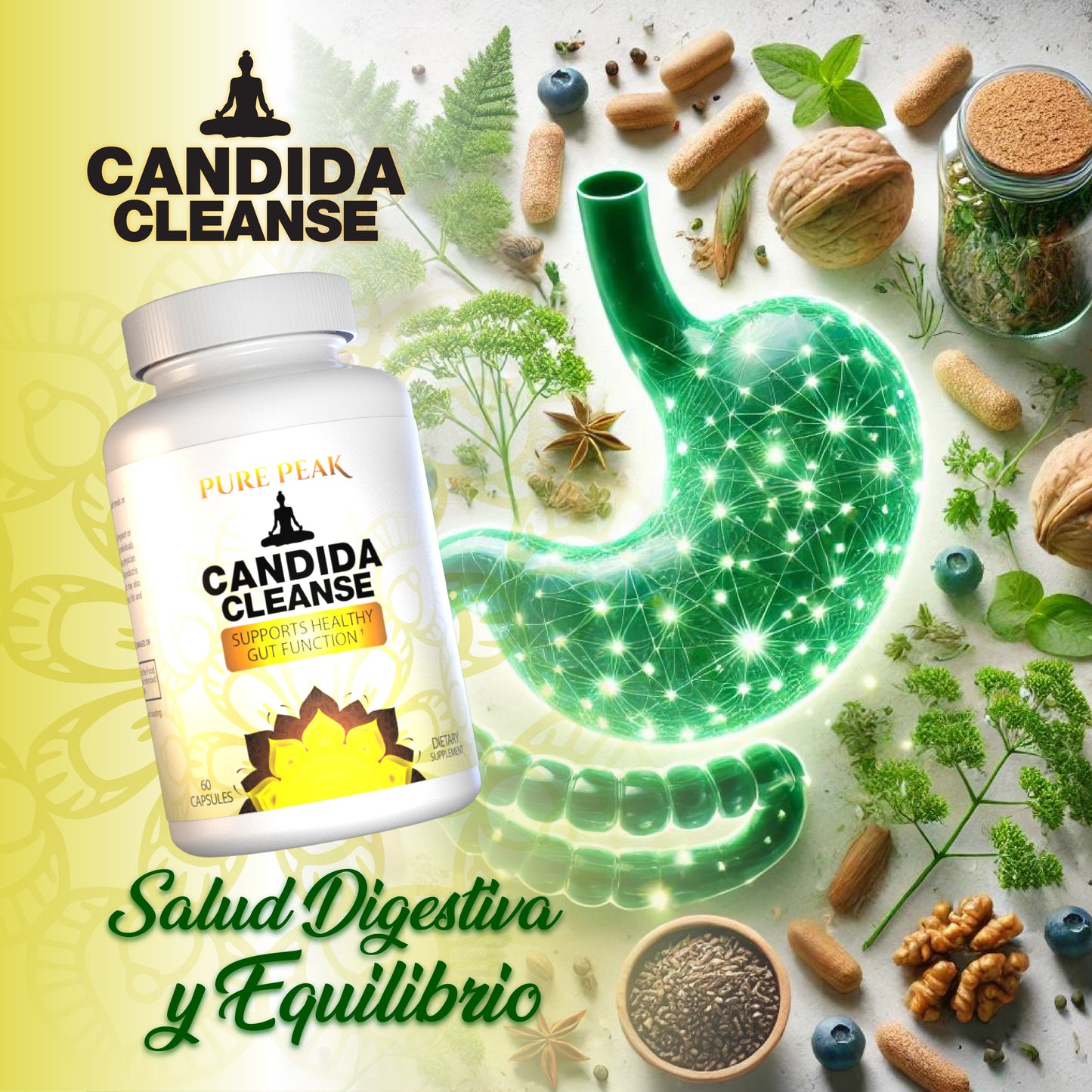 Candida Cleanse: Dieta + Antifúngicos