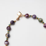 Rainbow Emerald Phantom Quartz & Turquoise Necklace