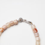Sakura Agate, Red Phantom Quartz & Lapis Lazuli Bracelet