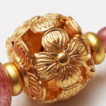 Openwork Flower Ball Spacer