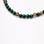 Jade Whisper Malachite & Smoky Quartz Necklace