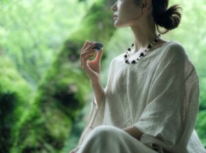 A MOSSORY piece worn in an everyday moment