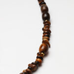 Silk Road Sunset · Tiger's Eye & Red Phantom Quartz Free-Form Necklace