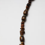 Silk Road Sunset · Tiger's Eye & Red Phantom Quartz Free-Form Necklace