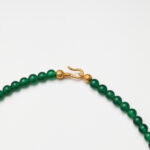 Eastern Heritage · Green Agate, Cinnabar & Southern Red Agate Yuanbao Necklace