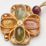 Tourmaline Fitting (Gold-Wire Inlay)