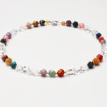 Stardust Trail · Clear Quartz & Mixed Rhombus Crystal Necklace