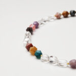 Stardust Trail · Clear Quartz & Mixed Rhombus Crystal Necklace