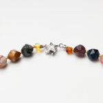 Stardust Trail · Clear Quartz & Mixed Rhombus Crystal Necklace
