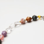 Stardust Trail · Clear Quartz & Mixed Rhombus Crystal Necklace