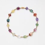 Prism of the Soul · Heart-Shaped Fluorite, Free-Form Fluorite & Red Phantom Quartz Necklace