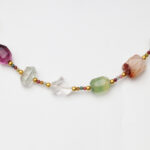 Prism of the Soul · Heart-Shaped Fluorite, Free-Form Fluorite & Red Phantom Quartz Necklace