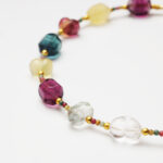 Prism of the Soul · Heart-Shaped Fluorite, Free-Form Fluorite & Red Phantom Quartz Necklace