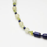 Prehnite, Peridot & Lapis Lazuli Necklace