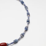 Dunhuang Twilight · Blue Aventurine, Blue Spot Stone & Red Agate Necklace