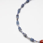 Dunhuang Twilight · Blue Aventurine, Blue Spot Stone & Red Agate Necklace